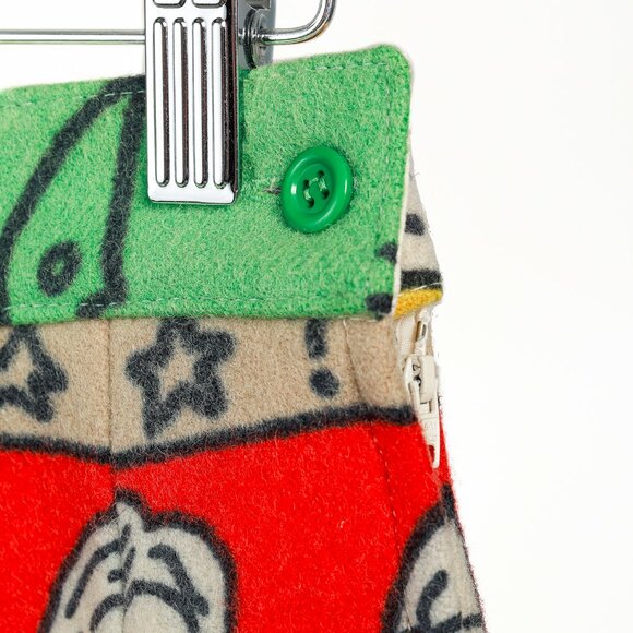 Jean Charles de Castelbajac Colourful Illustrations Wool Skirt - Picture 7 of 8